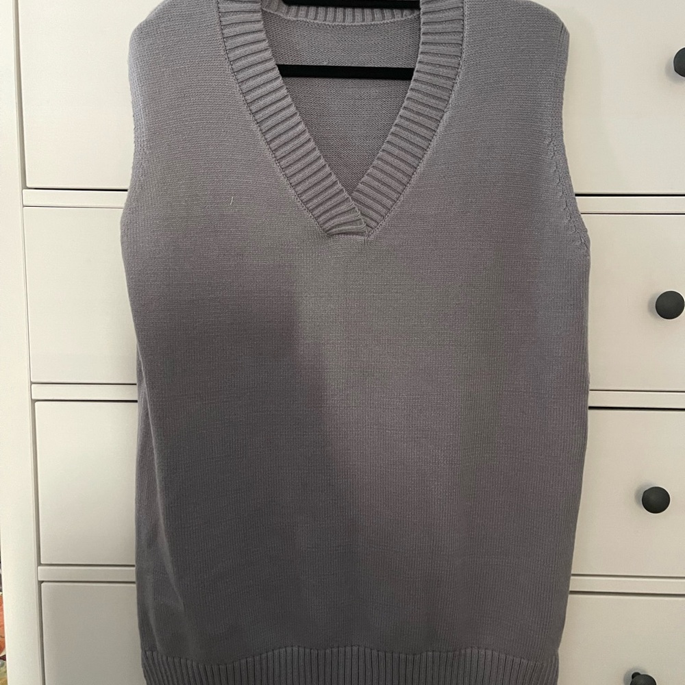 V-Neck Sweater Dress - Picture 3 of 4